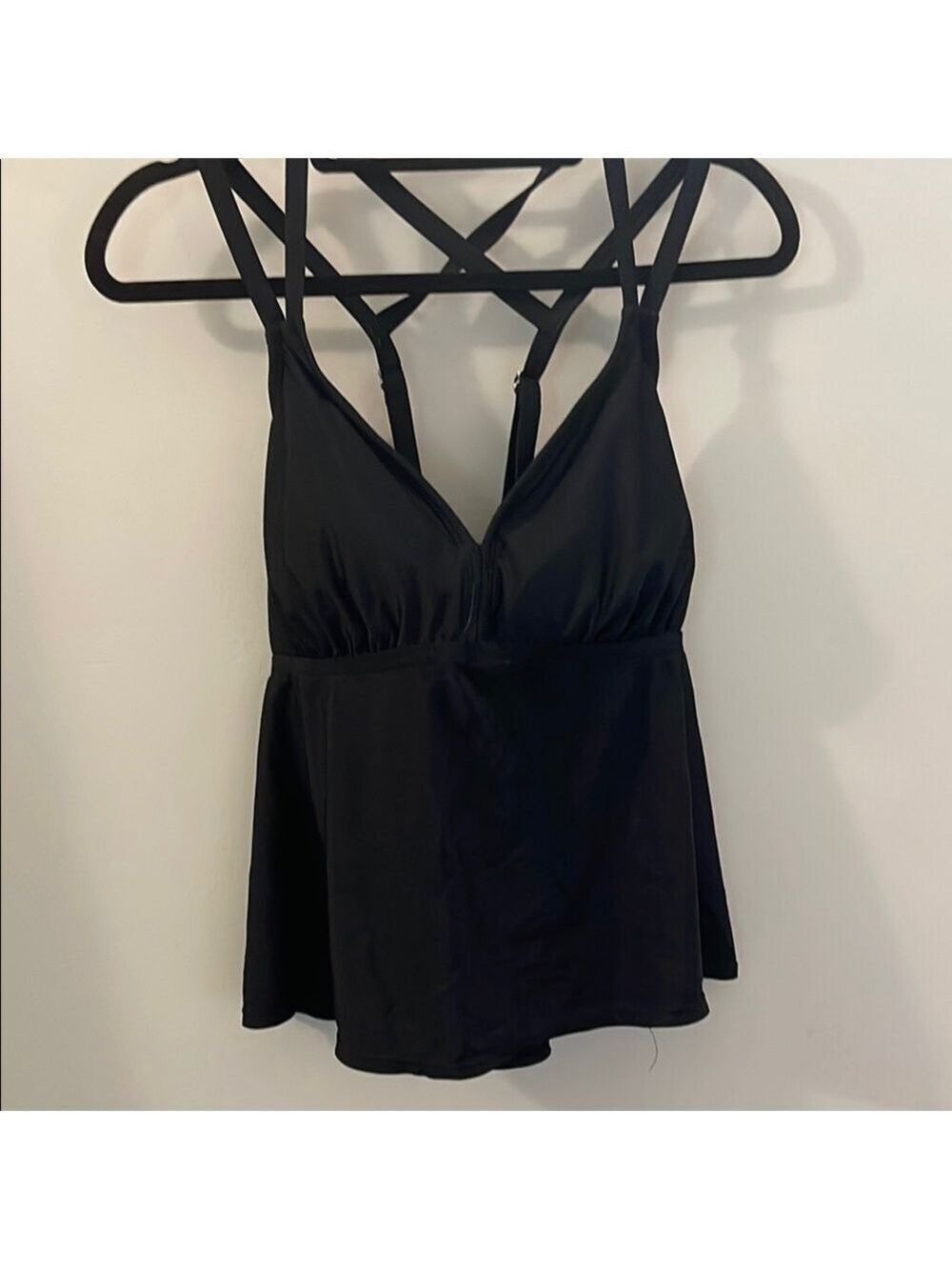 Time and Tru Black Women's Tankini Swimwear